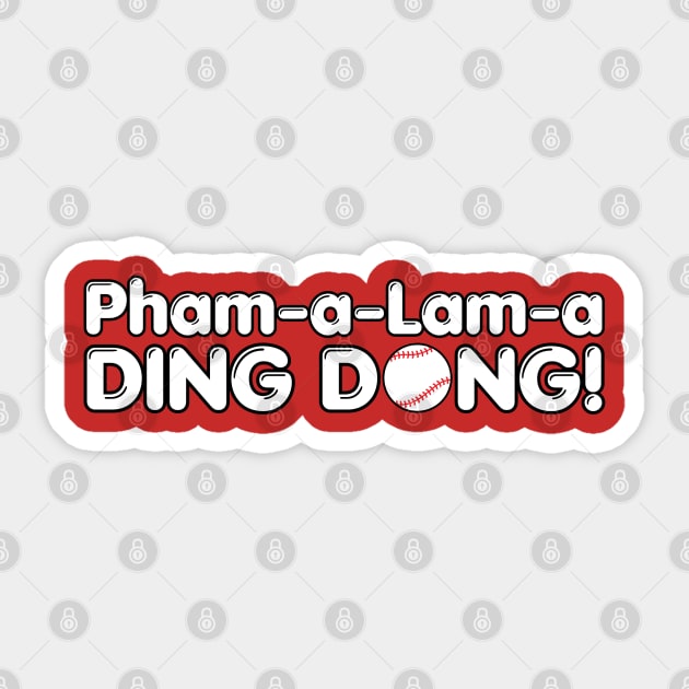 Pham-a-lama Ding Dong! Sticker by Litehouse Tees